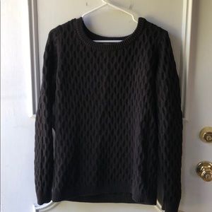 Black Pull over Sweater